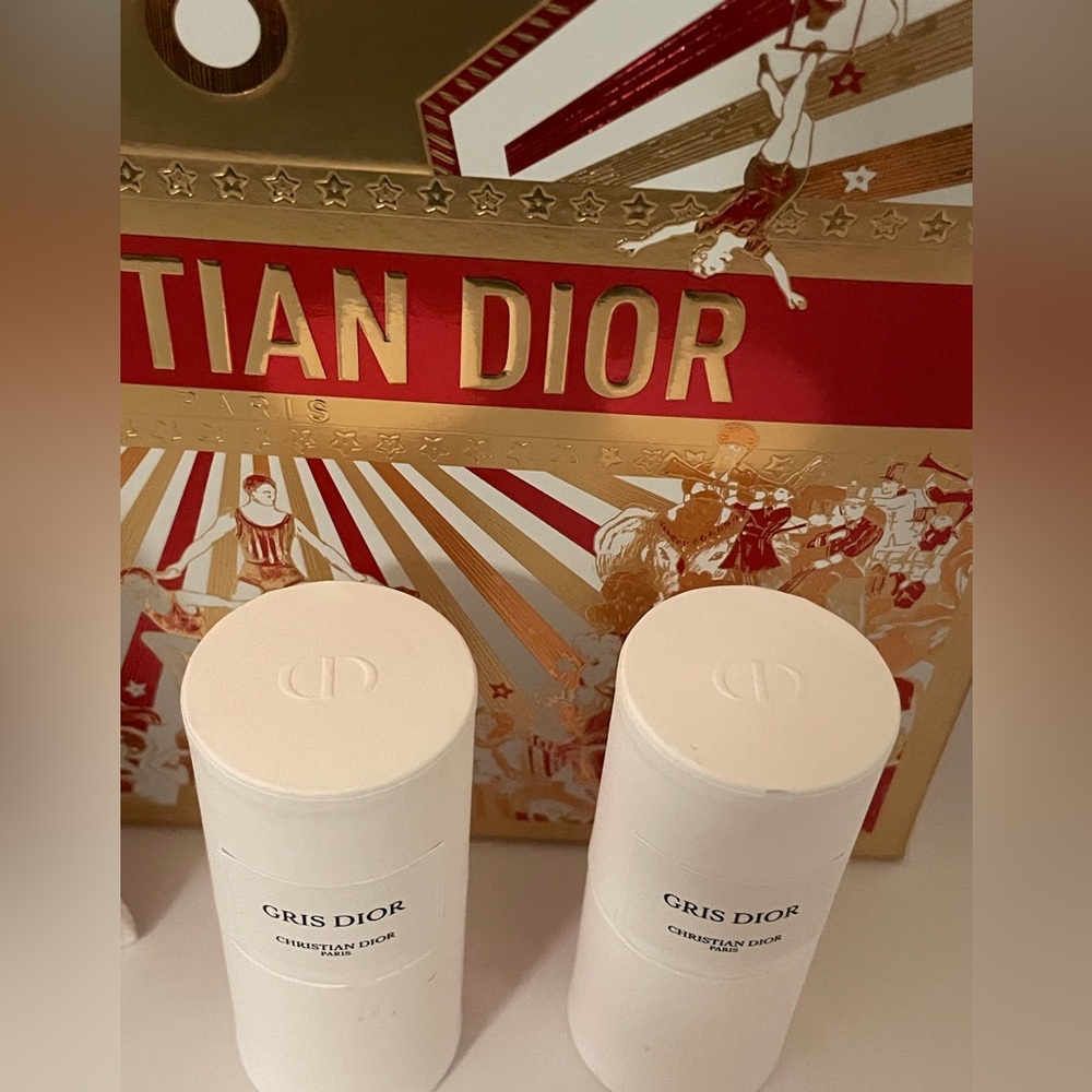 CHRISTIAN Dior Gris Dior Containers & Dior Drawstring Bundle NEW - Picture 4 of 4